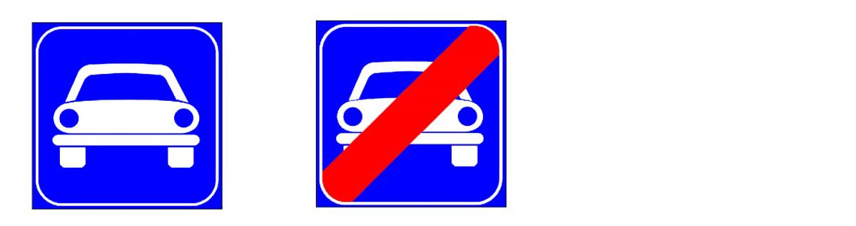 Strada Riservata Ai Veicoli A Motore